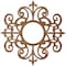 Ekena Millwork Dijon Wood Fretwork Pierced Ceiling Medallion, Walnut, 22"OD x 7 1/8"ID x 3/8"T CMWP22X22X0375DIWA - alternate 3